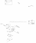Controls Ignition Diagram and Parts List for 212802-0110-E1  Briggs and Stratton Engine